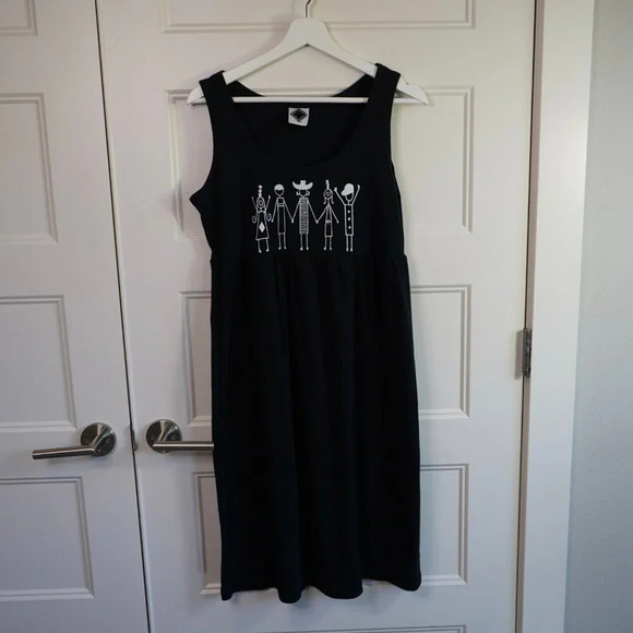 California Concepts Summer Fun Maxi‎ Dress & Jacket, Black White Graphic - Picture 2 of 8